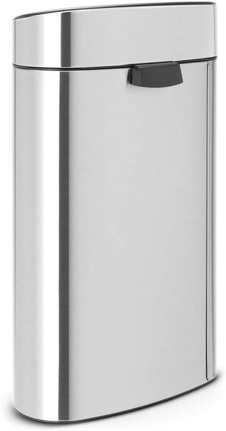 Brabantia 112867 Touch Bin New Recycle mit Zwei herausnehmbaren Kunststoffeinsätzen, Edelstahl, matt