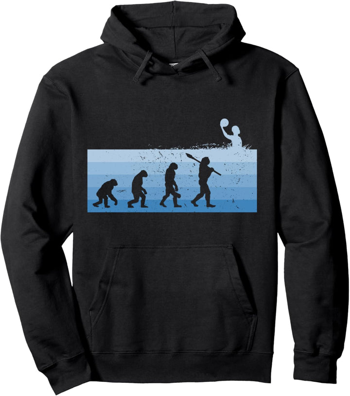 Wasserball Evolution Entwicklung Geschenkidee Wassersport Pullover Hoodie