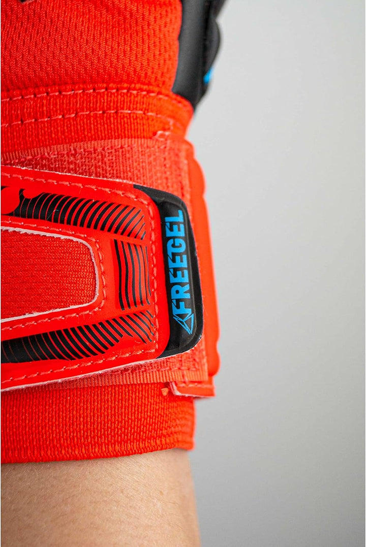 Reusch Unisex Jugend Torwarthandschuhe Attrakt Freegel Silver Junior mit Sehr Gutem Grip und Innenna
