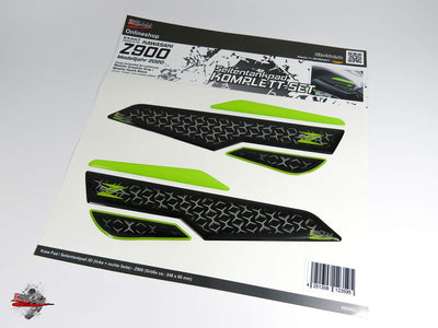 BIKE-label Tankpad Set Tankschutz Grün kompatibel für Kawasaki Z900-850021VA