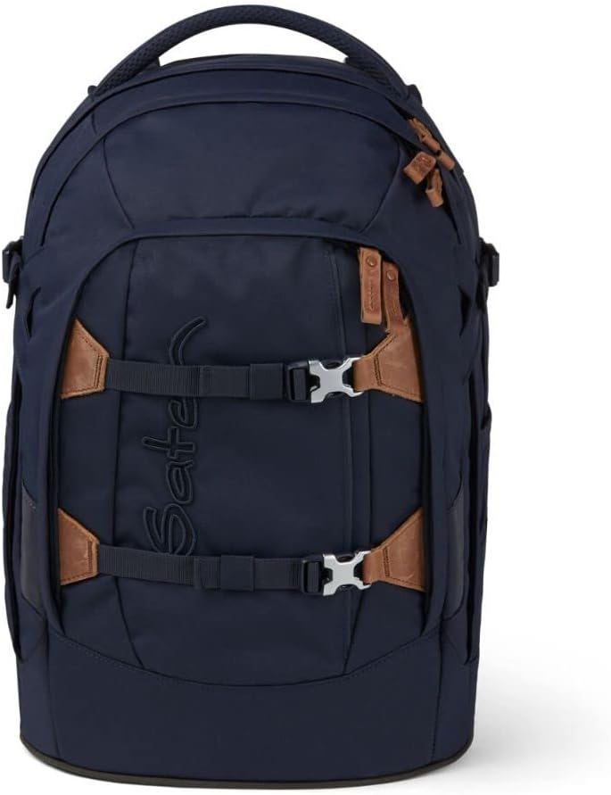 Satch Pack Schulrucksack Set 2tlg. inkl. Schlamperbox (Nordic Blue), Nordic Blue