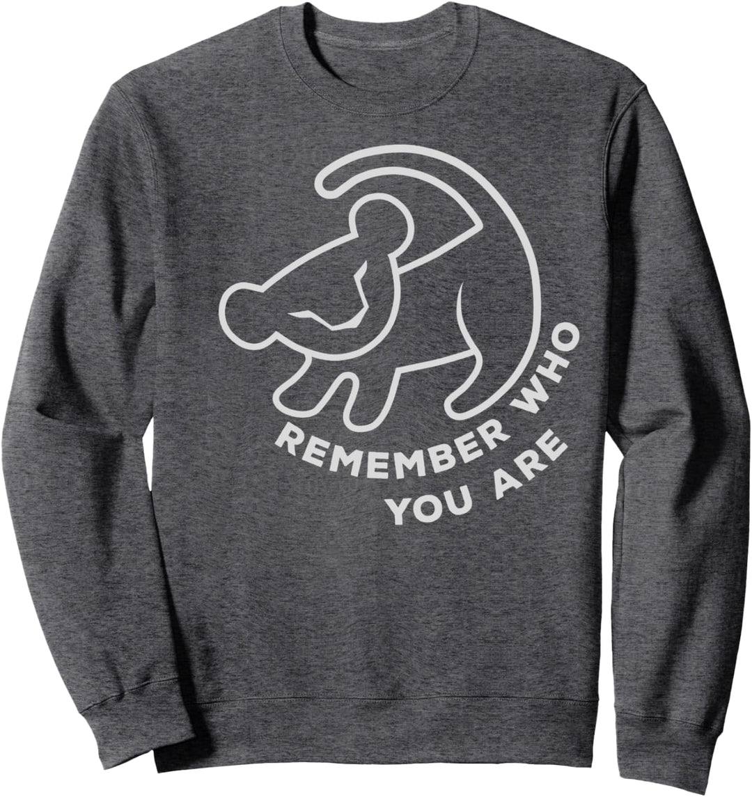 Disney The Lion King Simba Remember Who You Are Outline Sweatshirt