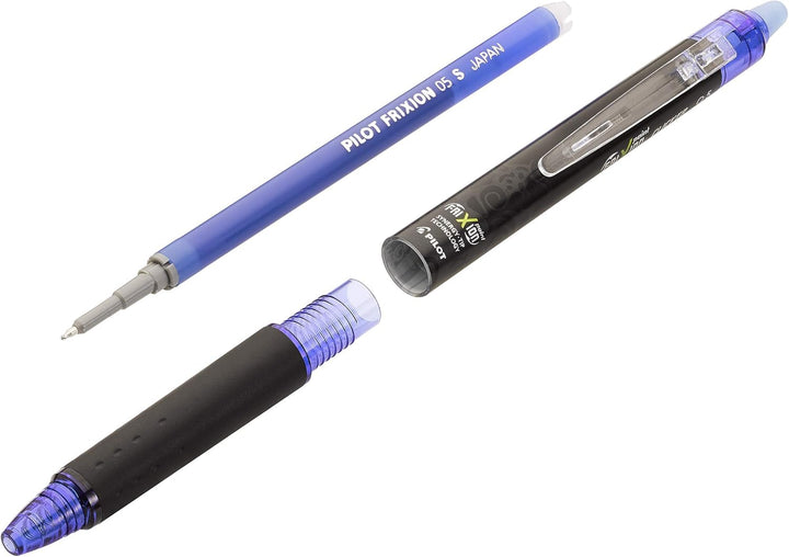 Pilot – 5er-Set Frixion Point Clicker – Tintenroller 0.5 mm mit löschbarer, thermosensitiver Tinte –