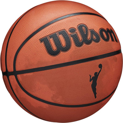 WILSON WNBA Heir Series Basketbälle für Damen, offiziell, Grösse 15,2–72,4 cm Rauchgrau – Orange/Gra