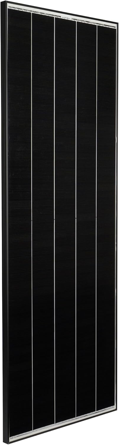 SOLA Frame Black - Innovatives monokristallines Solarmodul mit Schindelzellen (175 W), 175 W