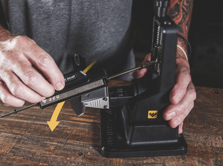 Work Sharp Schärfgerät Precision Adjust Knife Sharpener - manueller Messerschärfer mit einstellbarem
