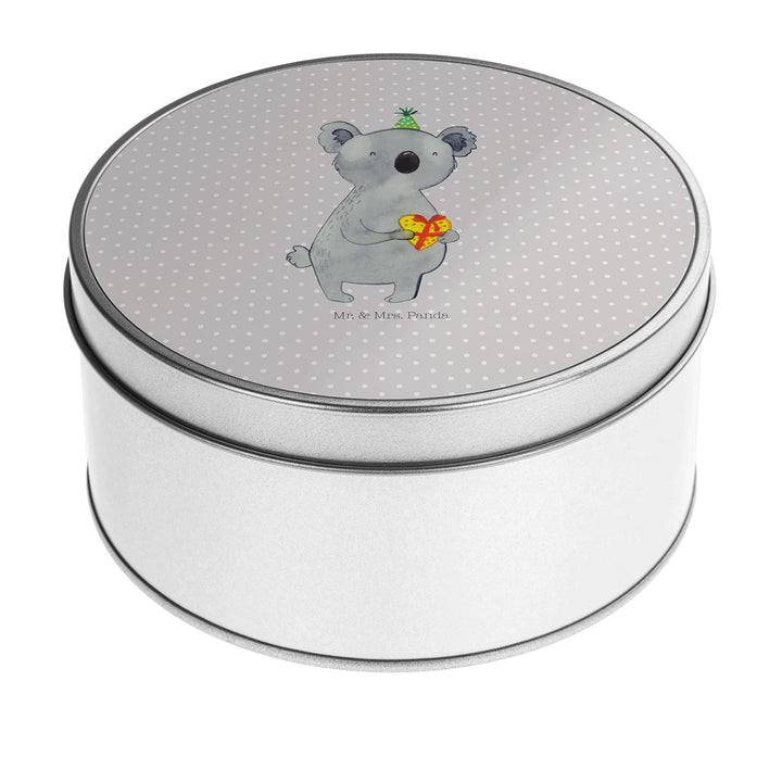 Mr. & Mrs. Panda Blechdose rund Koala Geschenk - Geburtstag, Vorratsdose, Koalabär, Metallboxen, Auf