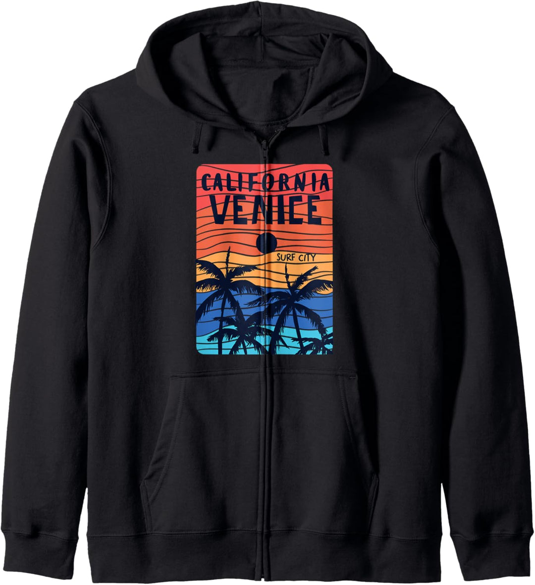 Venice Beach Los Angeles California Dreaming Summer Surfing Kapuzenjacke