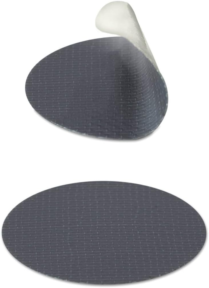 2500 Gewebeklebepunkte Klebepunkte 30 mm rund silber grau Gewebepunkte 135030