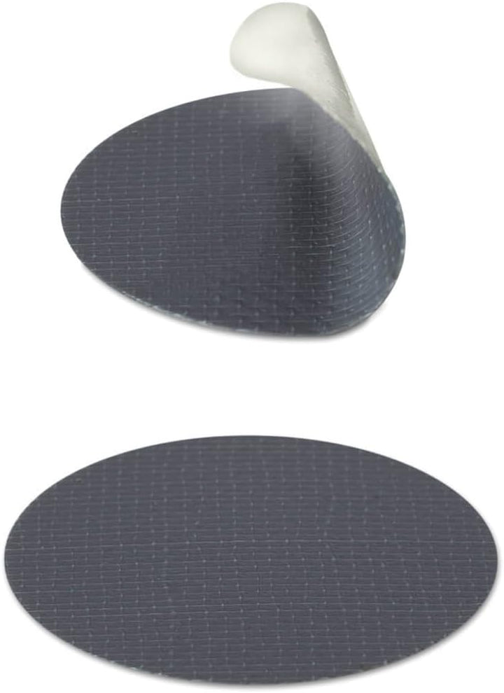 2500 Gewebeklebepunkte Klebepunkte 30 mm rund silber grau Gewebepunkte 135030