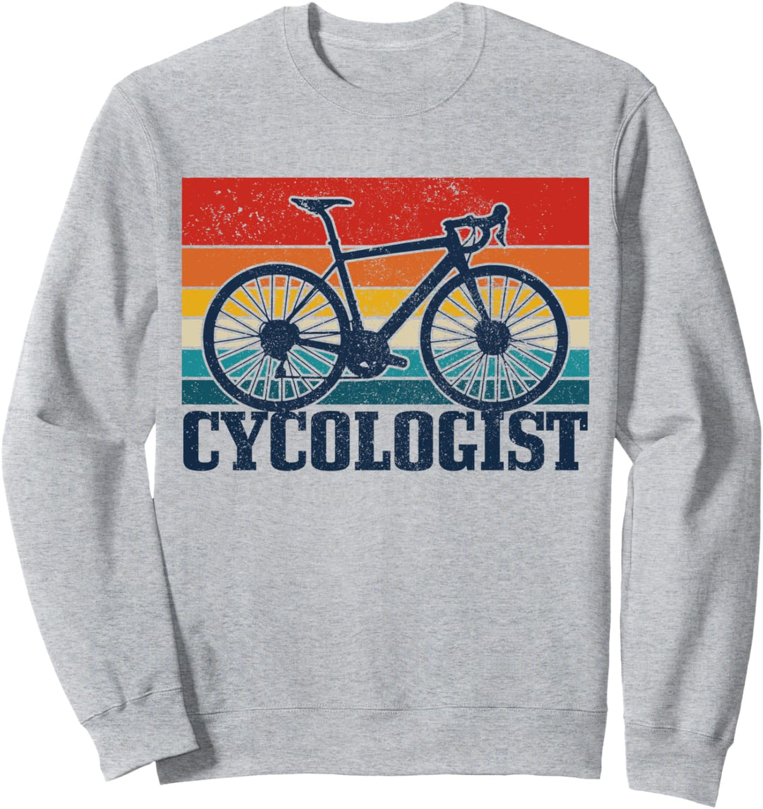 Rennrad Vintage Cycologist Lustig Rennradfahrer Geschenk Sweatshirt