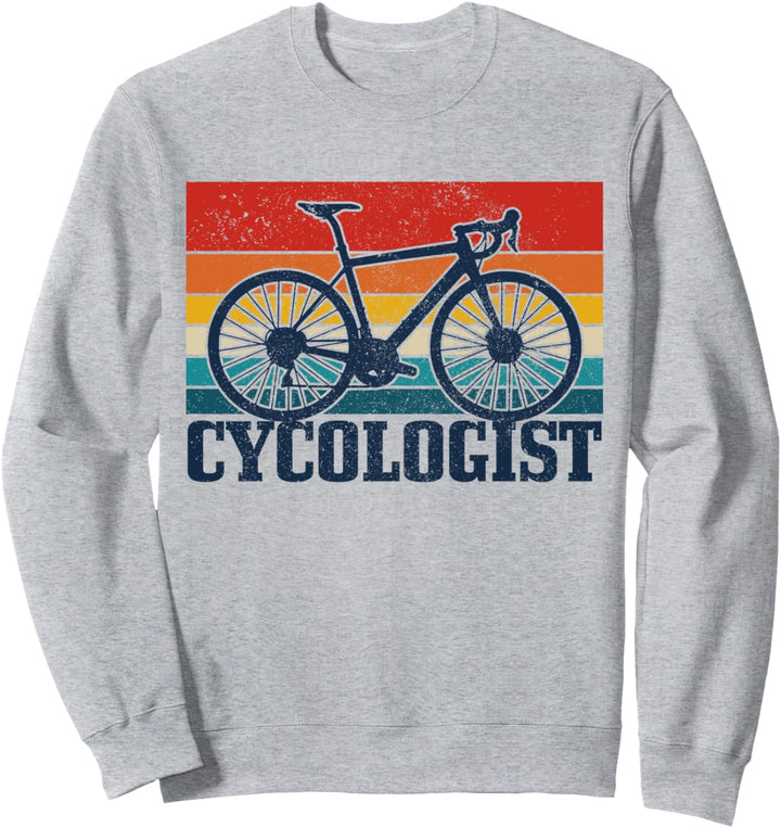 Rennrad Vintage Cycologist Lustig Rennradfahrer Geschenk Sweatshirt
