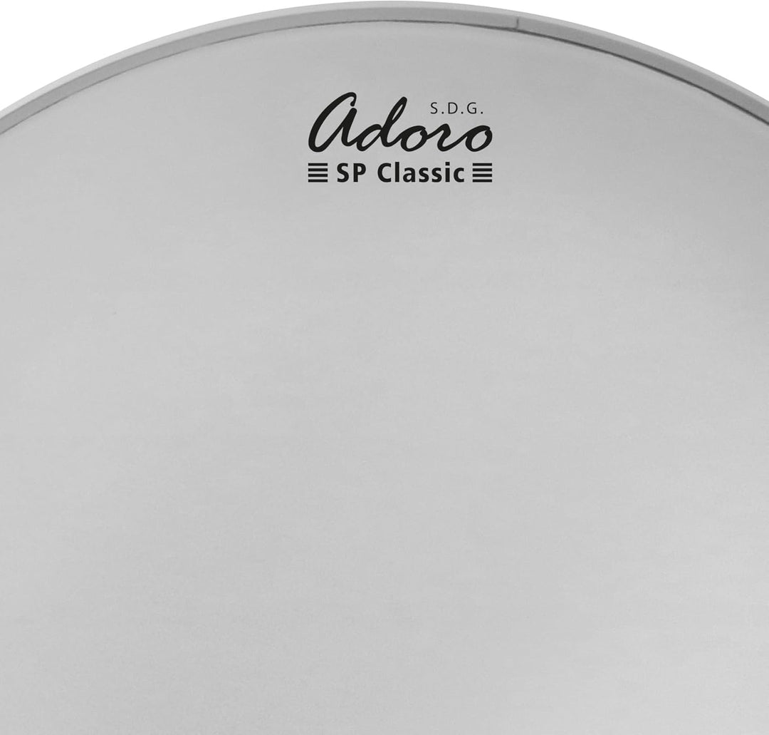 8“ Adoro SP-Classic Coated Schlagzeugfell aufgeraut weiss 8", 8"
