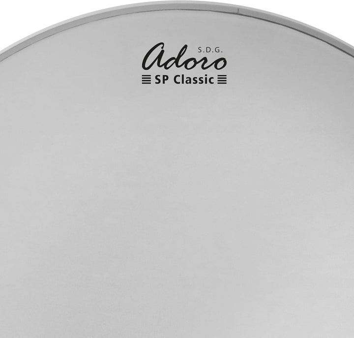 8“ Adoro SP-Classic Coated Schlagzeugfell aufgeraut weiss 8", 8"