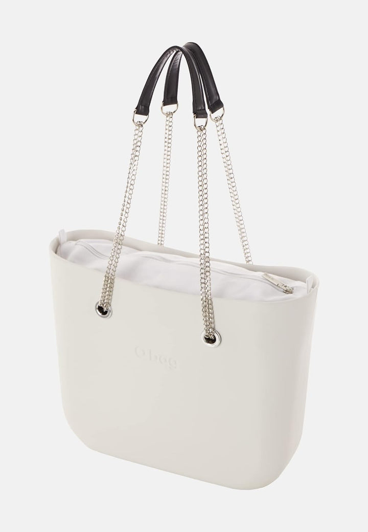 O bag - Shopper Bag aus compound termoplastik für weiblich Einheitsgrösse Latte, Einheitsgrösse Latt