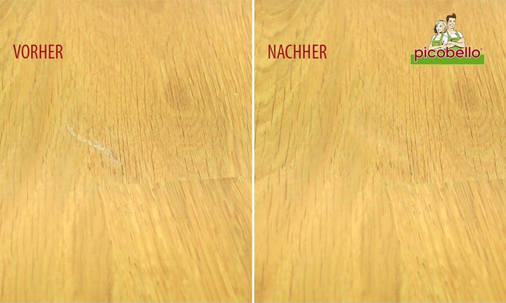 Picobello G61412 Holz Reparatur Set (Premium) -Parkett Laminat Möbel Treppen-für geölte Oberflächen