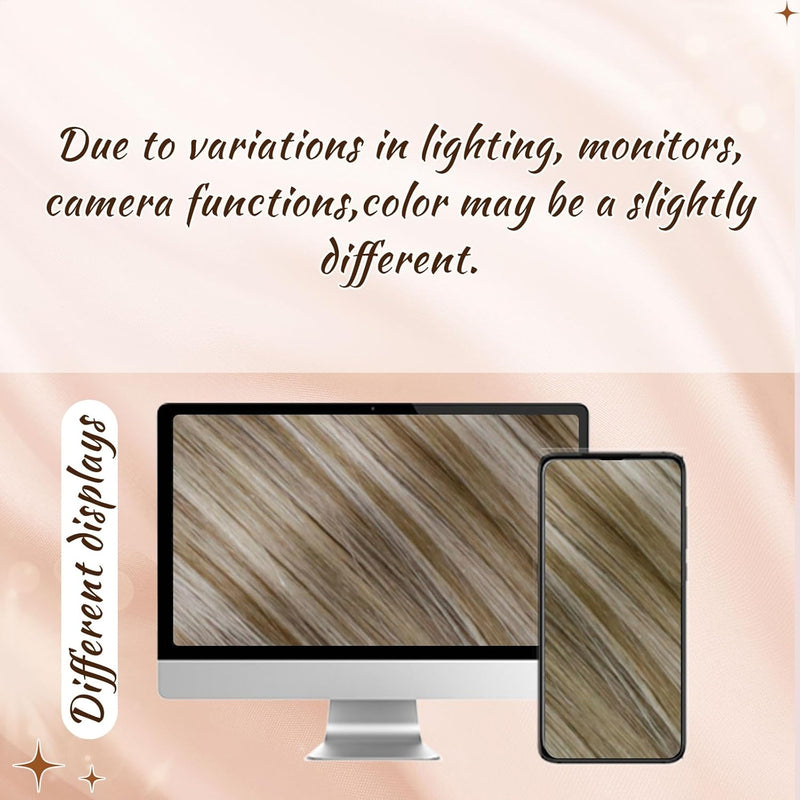 Hetto Extensions Echthaar Tape in Remy Extensions Tape in Echthaar Balayage Blond 