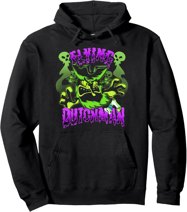 SpongeBob SquarePants Flying Dutchman Horror Poster Pullover Hoodie