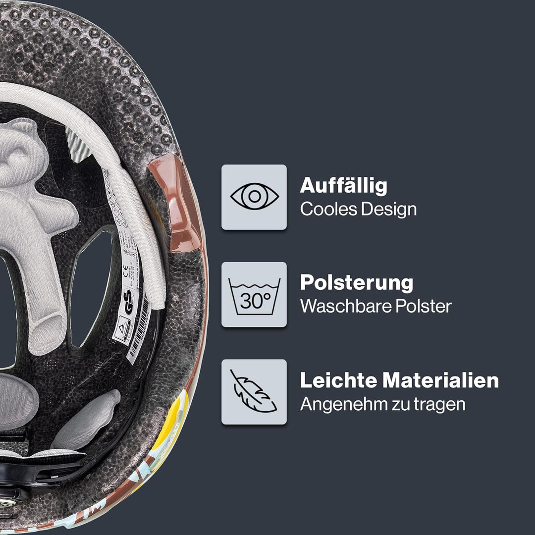 uvex oyo style - leichter Fahrradhelm für Kinder - individuelle Grössenanpassung - erweiterbar mit L