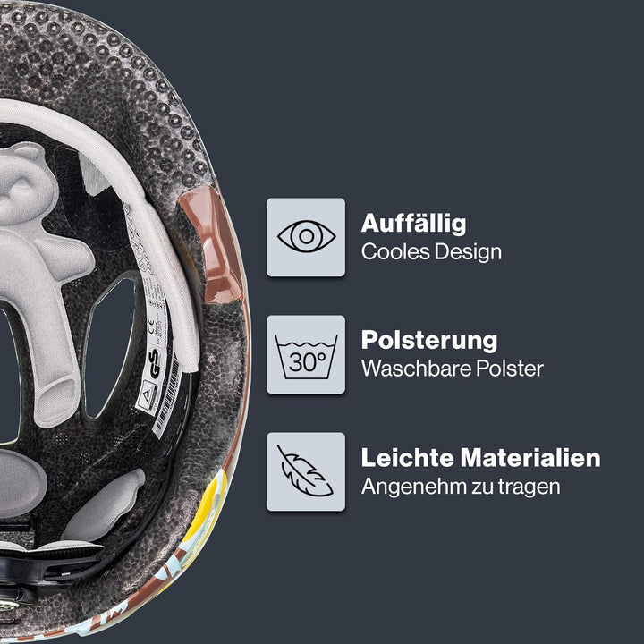uvex oyo style - leichter Fahrradhelm für Kinder - individuelle Grössenanpassung - erweiterbar mit L