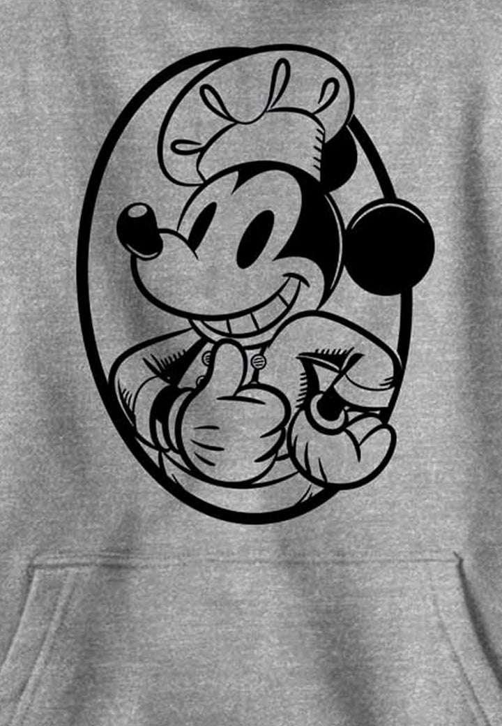 Disney Jungen Chef Mickey Circle Hoodie M Sportlich Heather, M Sportlich Heather