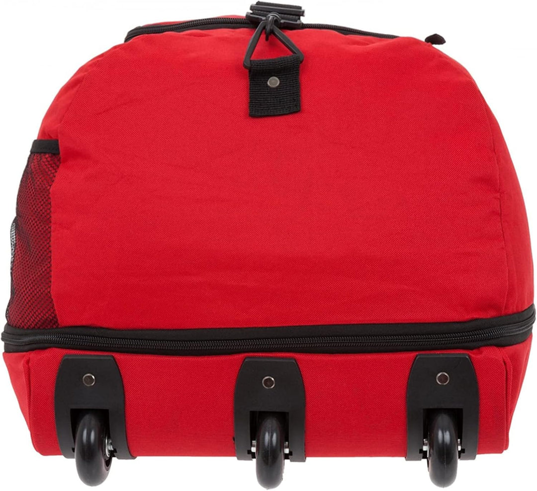 Airmont Newark Roll-Trolley 600d Basic New Rebels Rot, 35 x 35 x 80 cm, Unisex, Erwachsene Dark Red,