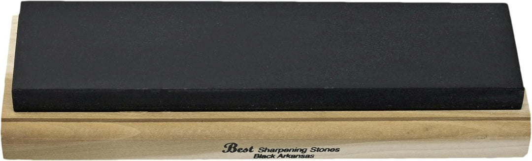 Arkansas Schleifstein-Set, Holzmontage, 20,3 cm