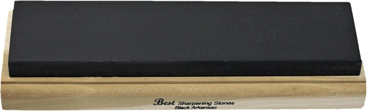 Arkansas Schleifstein-Set, Holzmontage, 20,3 cm