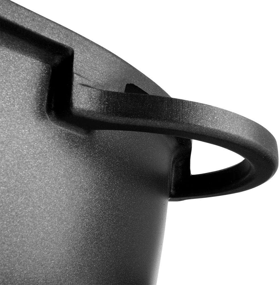 Ovale Bratpfanne Antihaft-Bratpfanne Grillpfanne zum Backen Braten Bräter mit Deckel tief 2in1 10 L