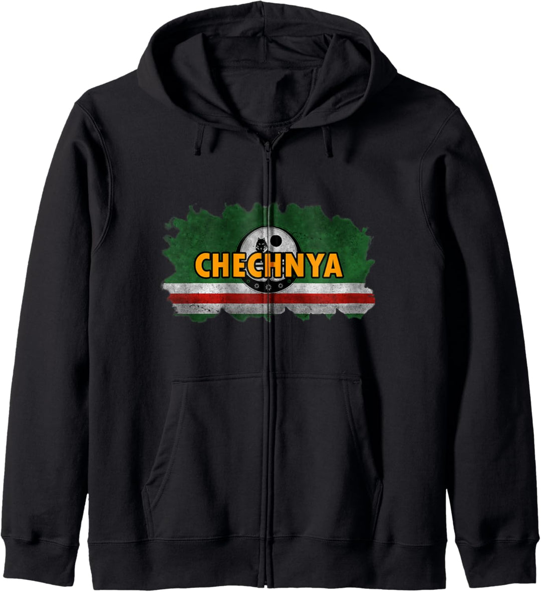Chechnya. Proud Chechen Roots. Chechnya Flag. Chechen Kapuzenjacke