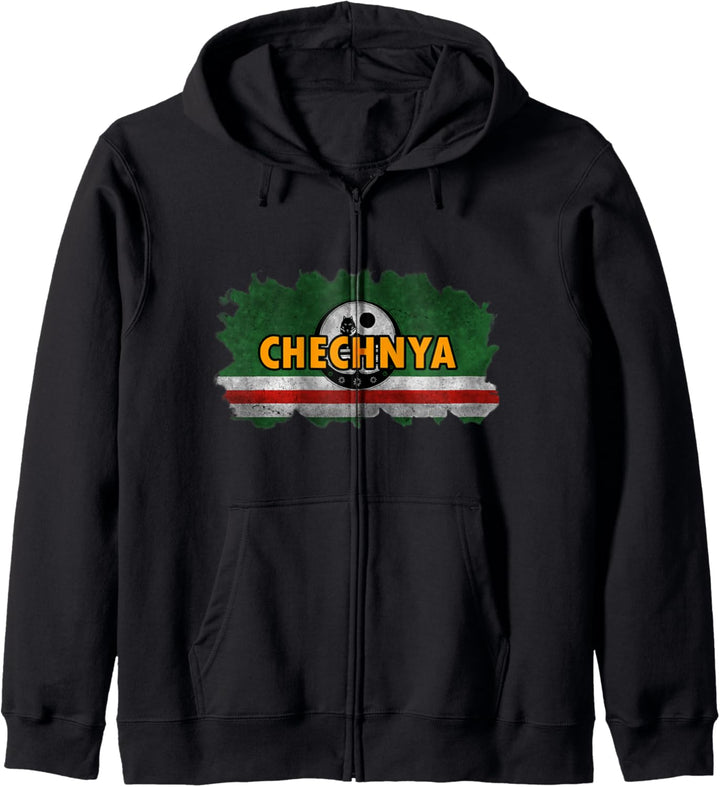 Chechnya. Proud Chechen Roots. Chechnya Flag. Chechen Kapuzenjacke
