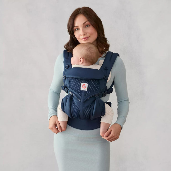 Ergobaby Babytrage, Omni 360 Cool Air Mesh mit 4 Positionen für Neugeborene bis Kleinkinder (0-4 Jah