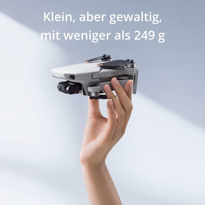 DJI Mini 2 - Ultraleichter und faltbarer Drohnen-Quadkopter, 3-Achsen-Gimbal mit 4K-Kamera, 12MP Fot