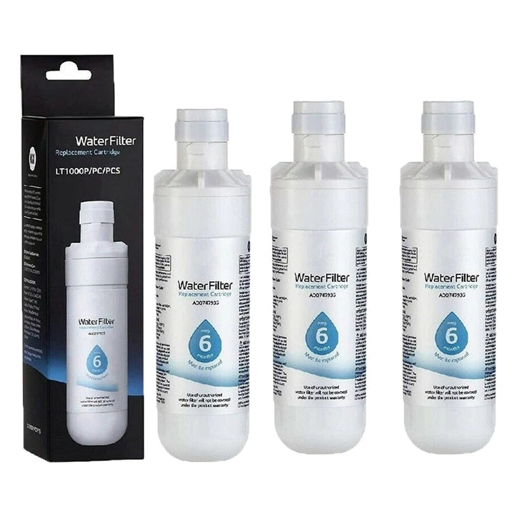 LT1000P/PC/PCS Kühlschrank Wasserfilter Ersatz, 3 Pack Wasserfilter Kompatibel Mit MDJ64844601, ADQ7