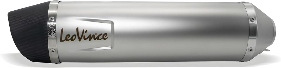Endschalldämpfer LeoVince SLIP-ON SBK LV ONE EVO, Edelstahl, Carbon Kappe, mit Zulassung für Aprilia