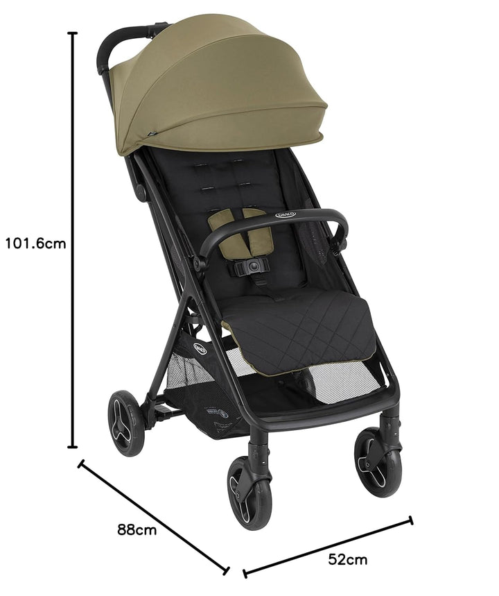 Graco Myavo Kompakter Kinderwagen/Kinderwagen mit Regenschutz, geeignet ab der Geburt bis ca. 4 Jahr