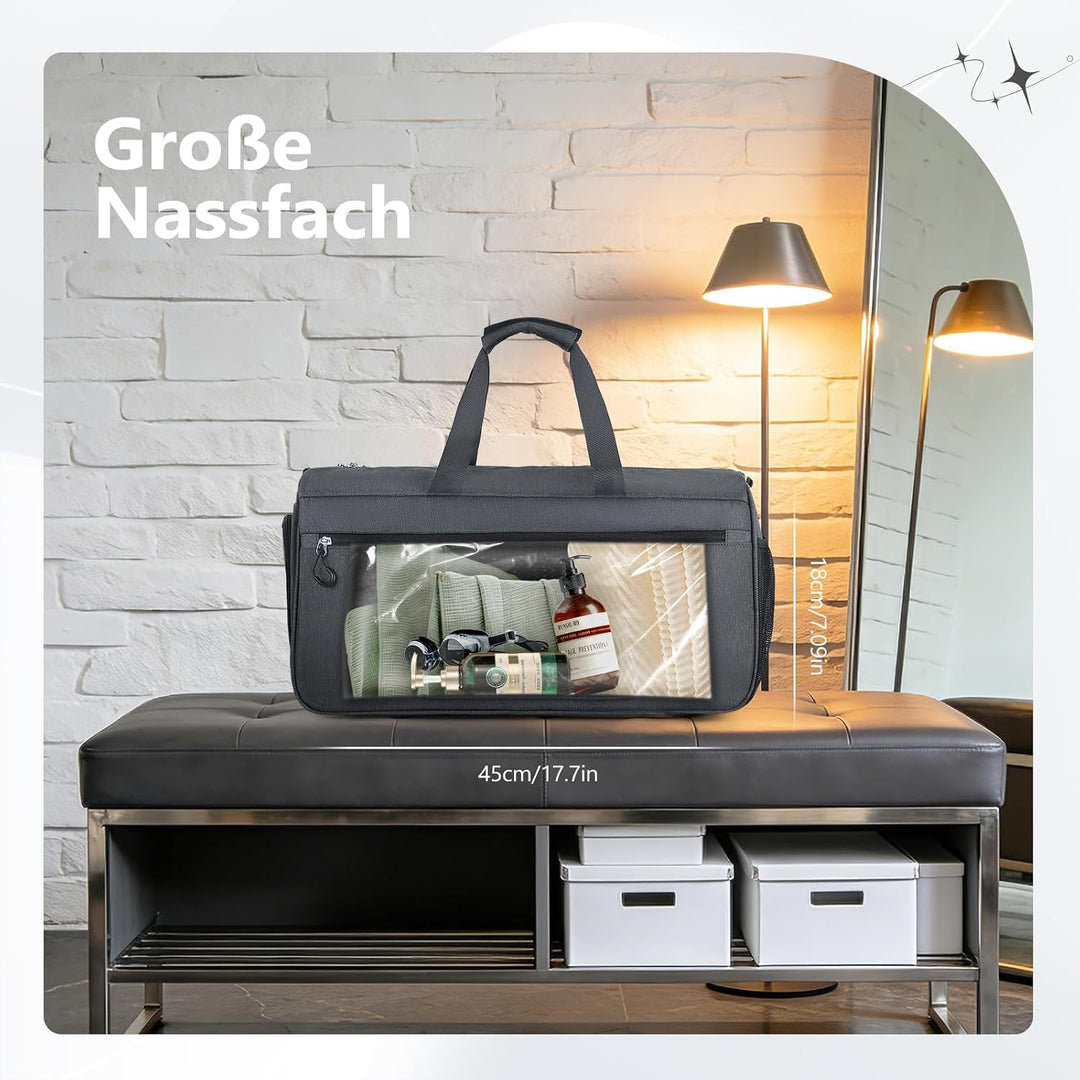 Sporttasche mit Schuhfach und Nassfach - Reisetasche Damen und Herren - Tasche für Sport, Gym &amp; Fitn