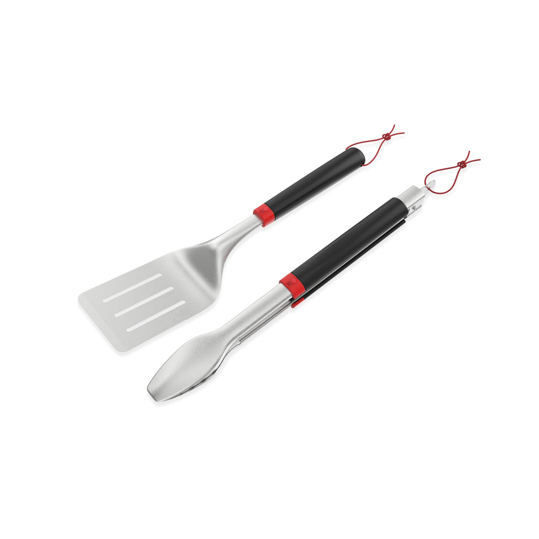 Weber Grillset/Zweiteilig, besteht aus Grillzange & Wender, komfortabler Griff, spühlmaschinenfest (