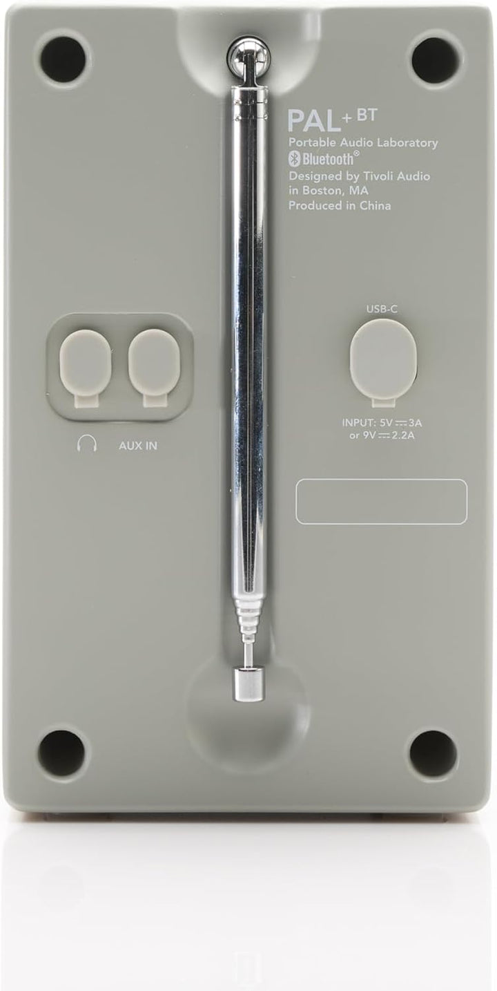 Tivoli Audio PAL+ BT (Gen 3) FM-Radio Bluetooth Tragbar/USB-C (Grau), grau