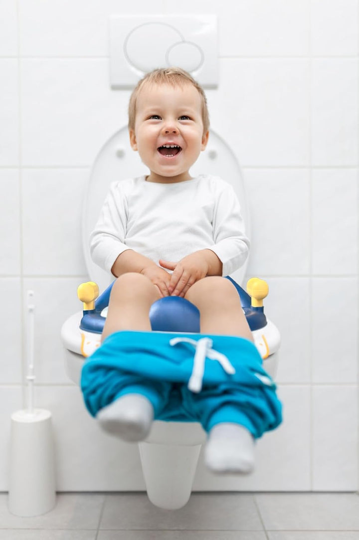Valtom Toilettensitz Kinder mit kinderfreundlichem Tierdesign, verstellbar und rutschfest mit Sitzki