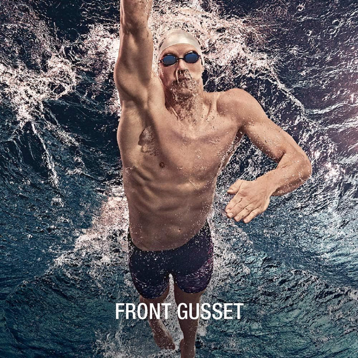 Speedo Men's Swimsuit Jammer Endurance+ Splice Team Colors Jammer 22 Schwarz/Blau, 22 Schwarz/Blau