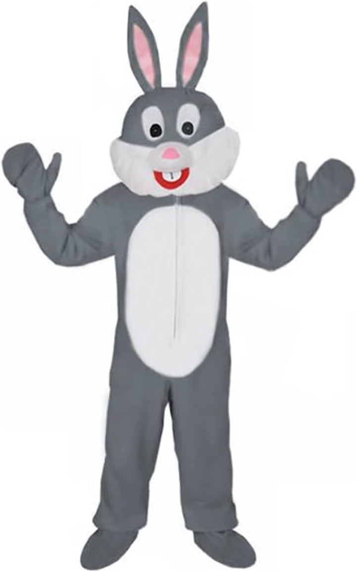 Neu Hase grau Einheitsgrösse M- L- XL-XXL Kostüm Fasching Karneval Osterhase, M