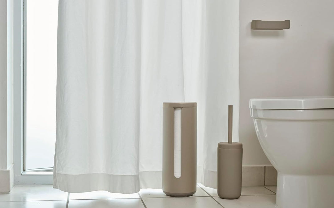 Zone Ume Toilettenbürste, Durchm. 10, Höhe 38,7 cm, Taupe cm Taupe, cm Taupe