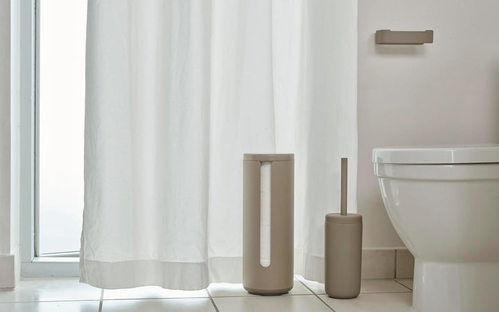 Zone Ume Toilettenbürste, Durchm. 10, Höhe 38,7 cm, Taupe cm Taupe, cm Taupe