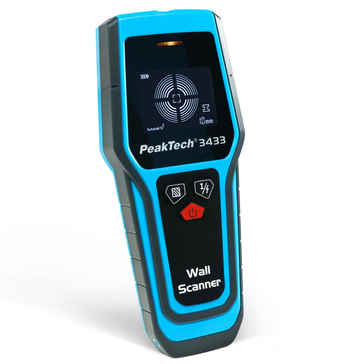 PeakTech P3433 – Professionelles Leitungssuchgerät – Digitaler Leitungssucher für Stromleitungen, Me