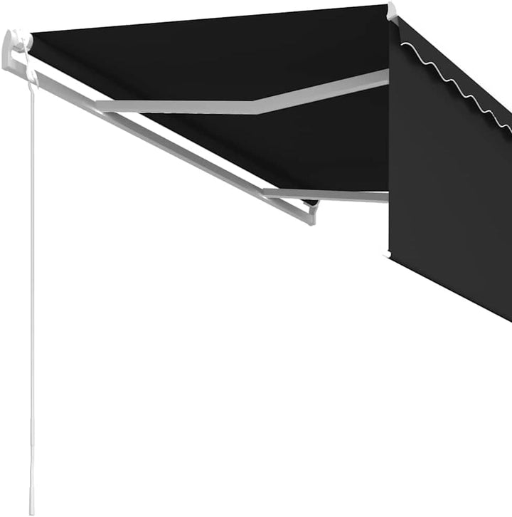 vidaXL Gelenkarmmarkise Automatisch mit Jalousie Markise Sonnenmarkise Balkonmarkise Sonnenschutz Si