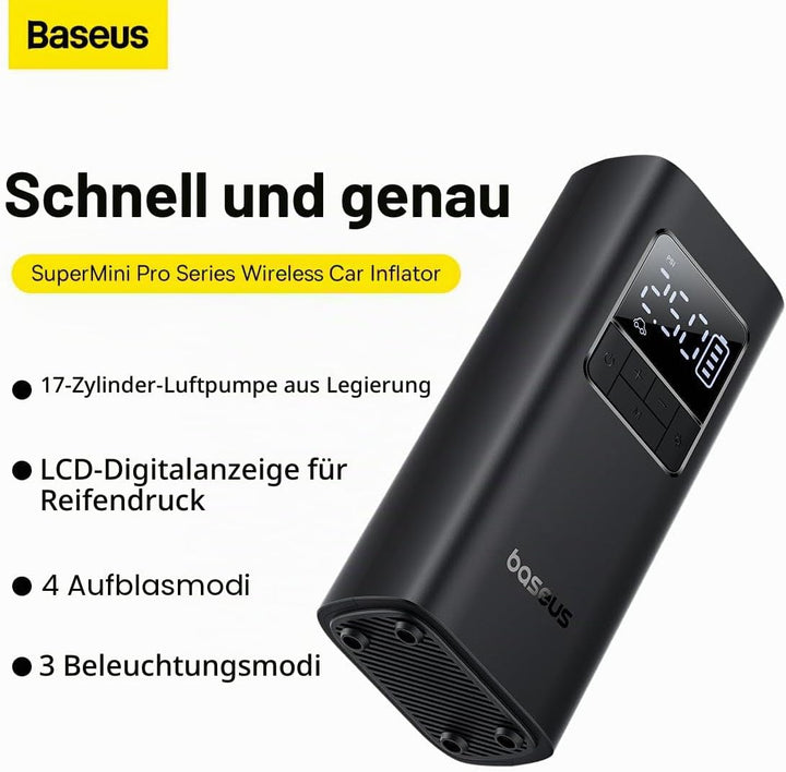 Baseus Supermini Pro Wireless Car Inflator (Black)