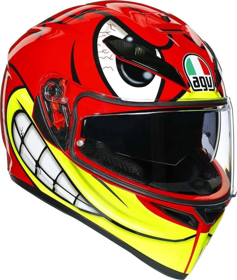 AGV Herren K3 Sv E2205 Multi Mplk Motorrad Helm XXL Rot Gelb, XXL Rot Gelb