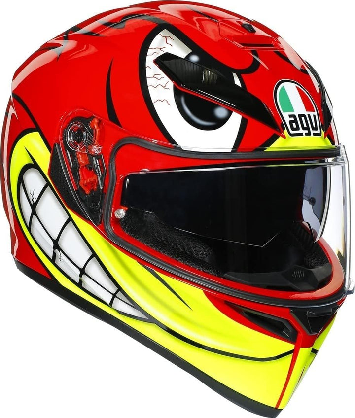 AGV Herren K3 Sv E2205 Multi Mplk Motorrad Helm XXL Rot Gelb, XXL Rot Gelb