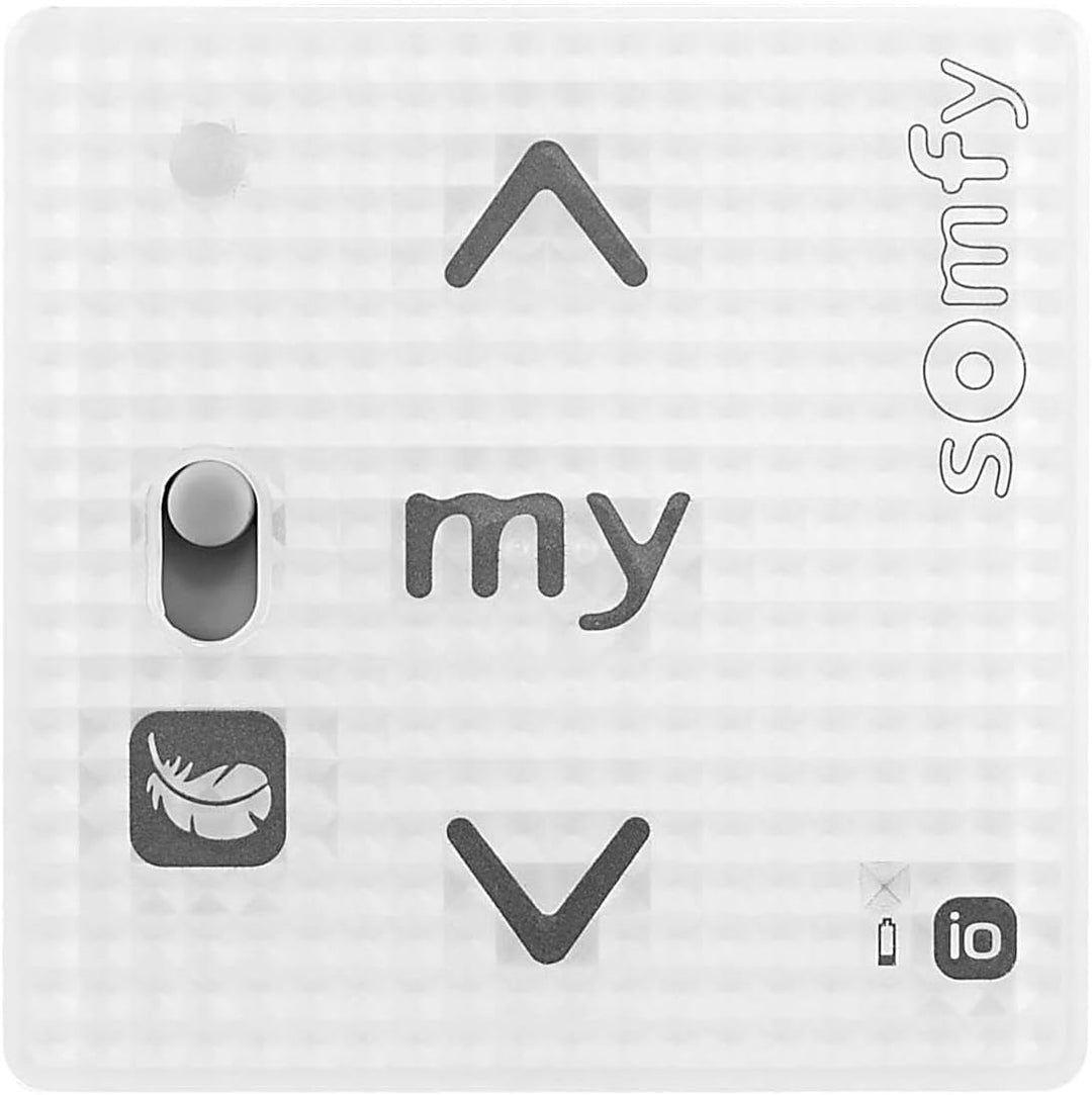 Somfy Funkwandsender Smoove RS100#1811315 io Pure Shine Sender/Fernbedienung für Installationsschalt